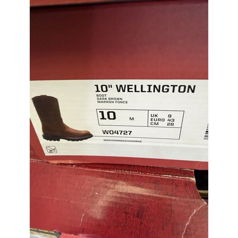 Wolverine Cowboy/Work Boots Men's Leather Size 10 M - W04727 NEW in box.